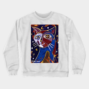 'Midnight Cat' Crewneck Sweatshirt